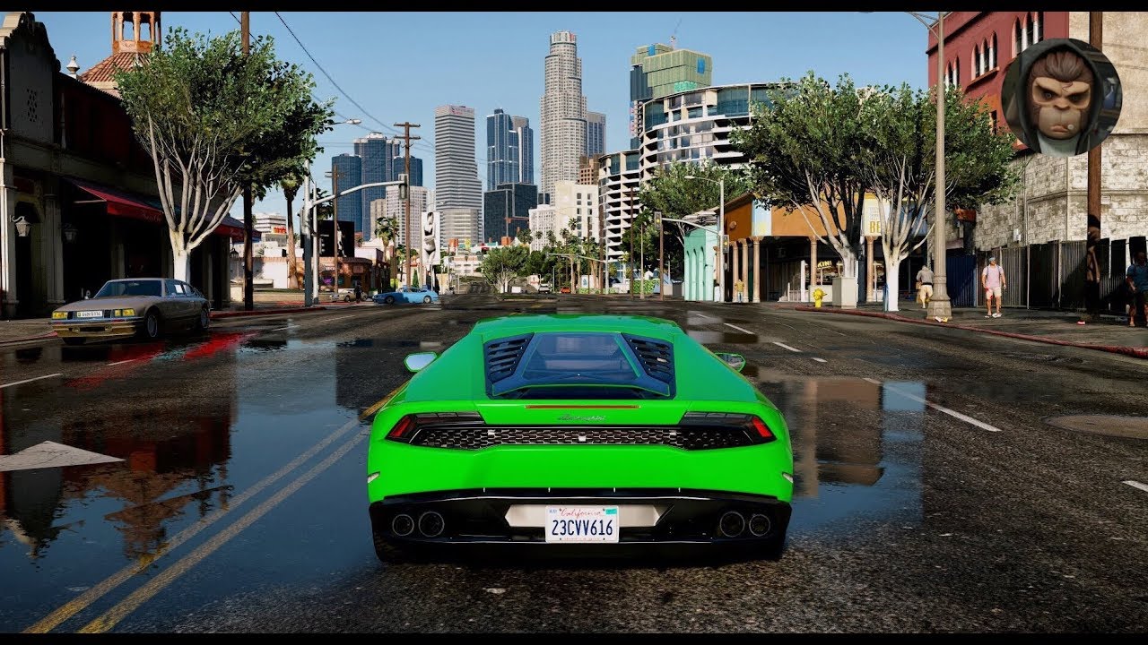 GTA 6 Graphics - Lamborghini Huracan Gameplay! 🔥 BEST Graphics MOD 2018 ...