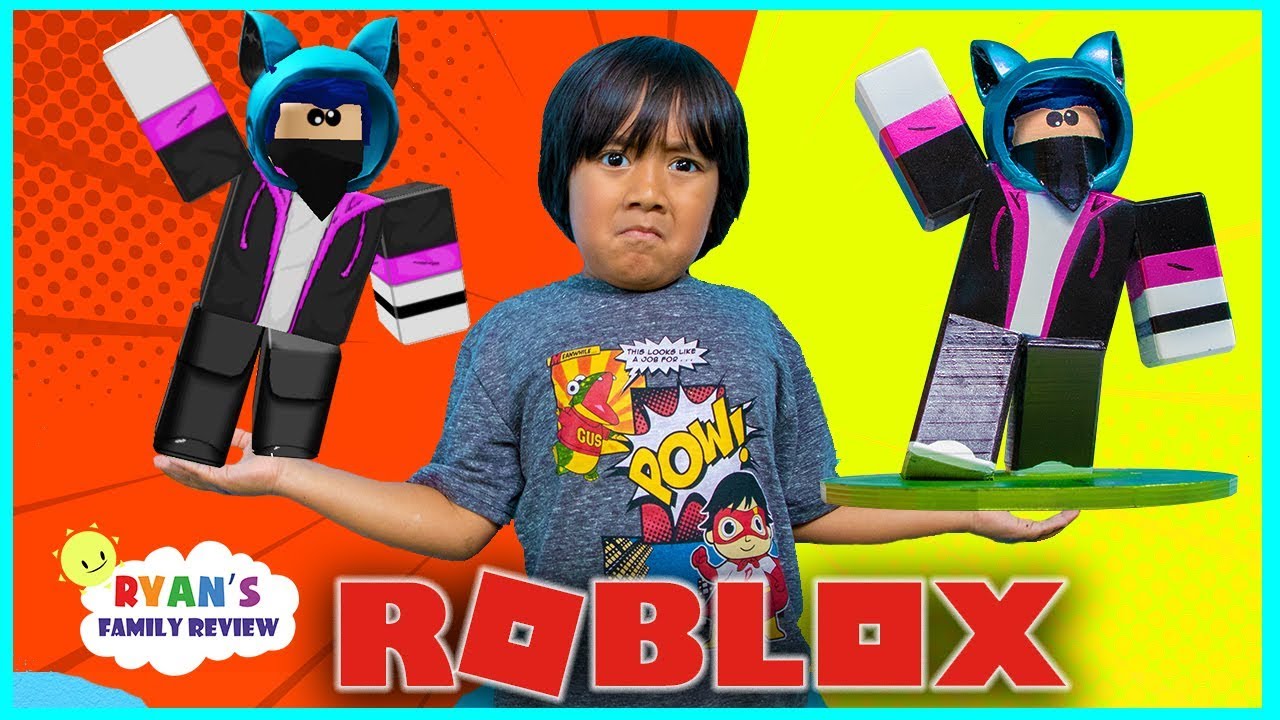 We made Ryan\'s Roblox Character into 3D Toys In real life!!! - YouTube