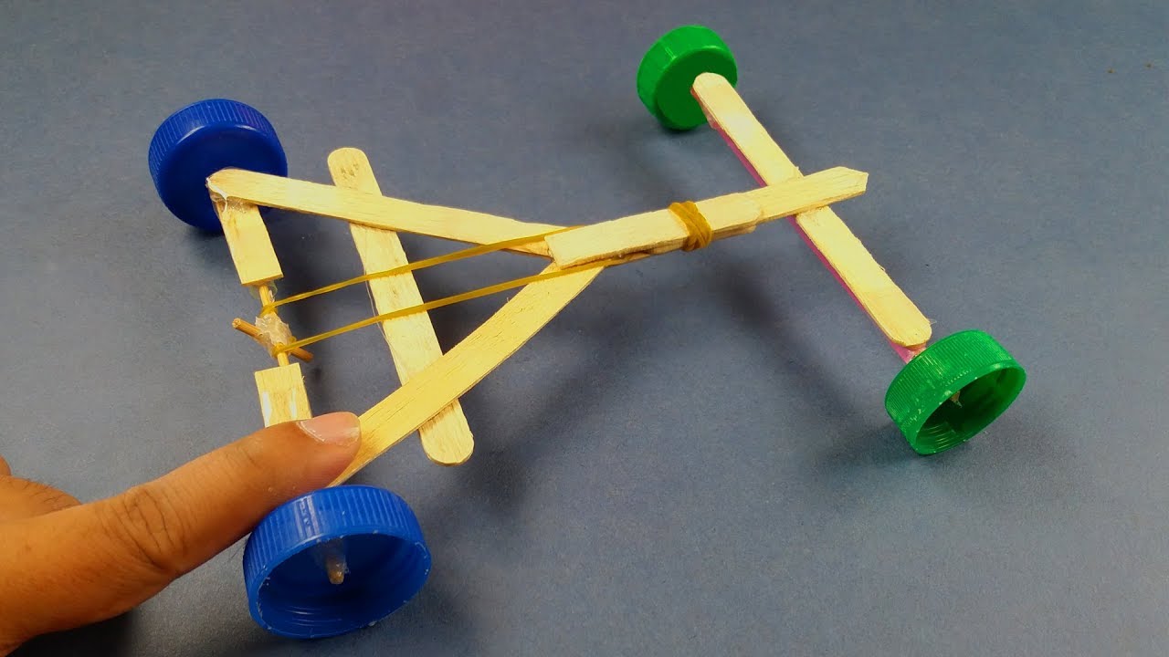 Rubber Band Powered Car Design