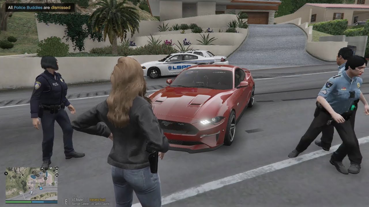 Gta 5 Lspdfr Female Undercover Cop - Ford Mustang Patrol! #gta #gta5 # ...