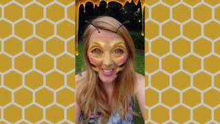 Top 5 Honey Bee Facts - Voice Changing Bee Filter Snapchat Story!