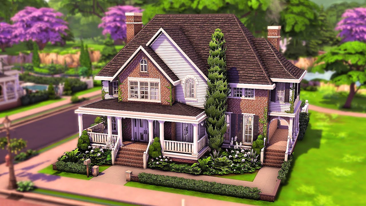 Sims 4 Two Story House