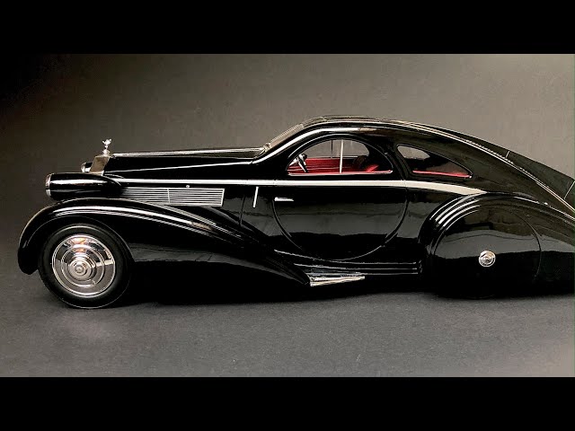 Diecast model cars Rolls Royce Phantom 118 CMF I Jonckheere Coupe black  1935  Alldiecastcouk