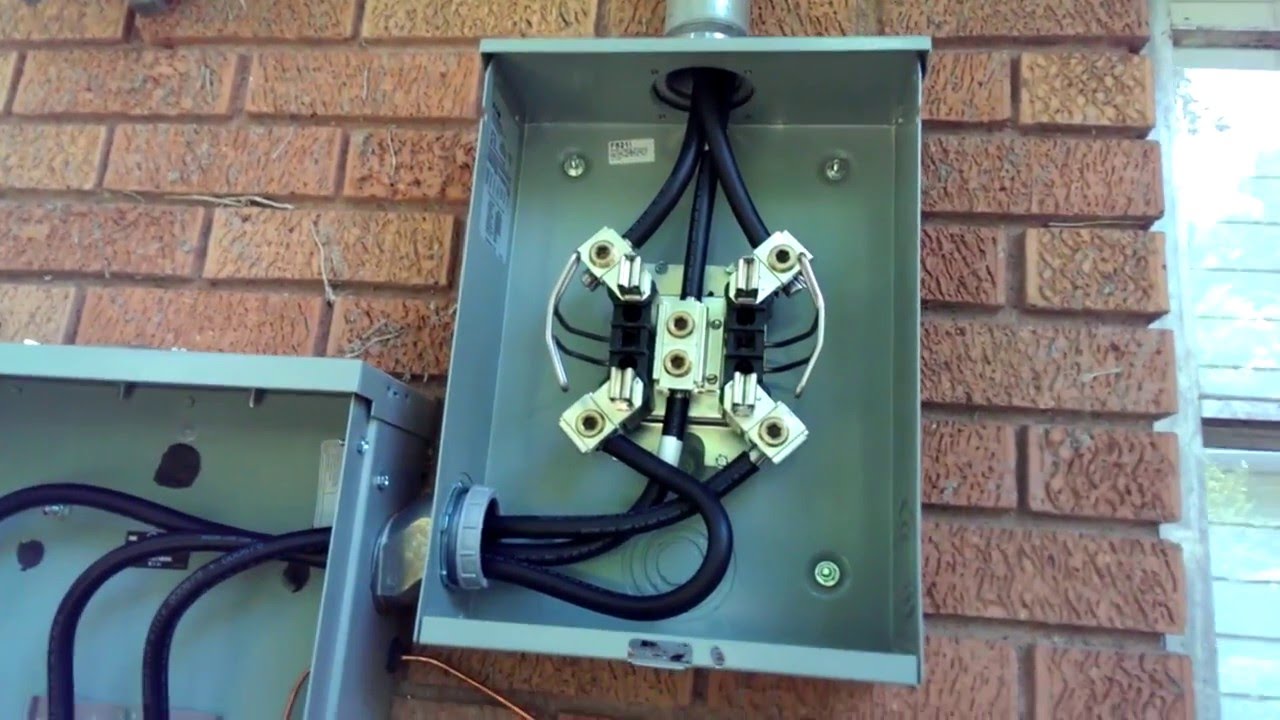 How To Wire Electric Meter Box