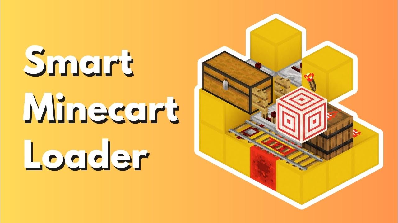 Smart Minecart Loader - Minecraft 1.21 - YouTube