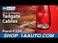 How to Replace Tailgate Cable 2003-08 Ford F250 Super Duty