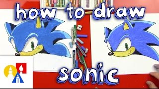 How To Draw Sonic The Hedgehog