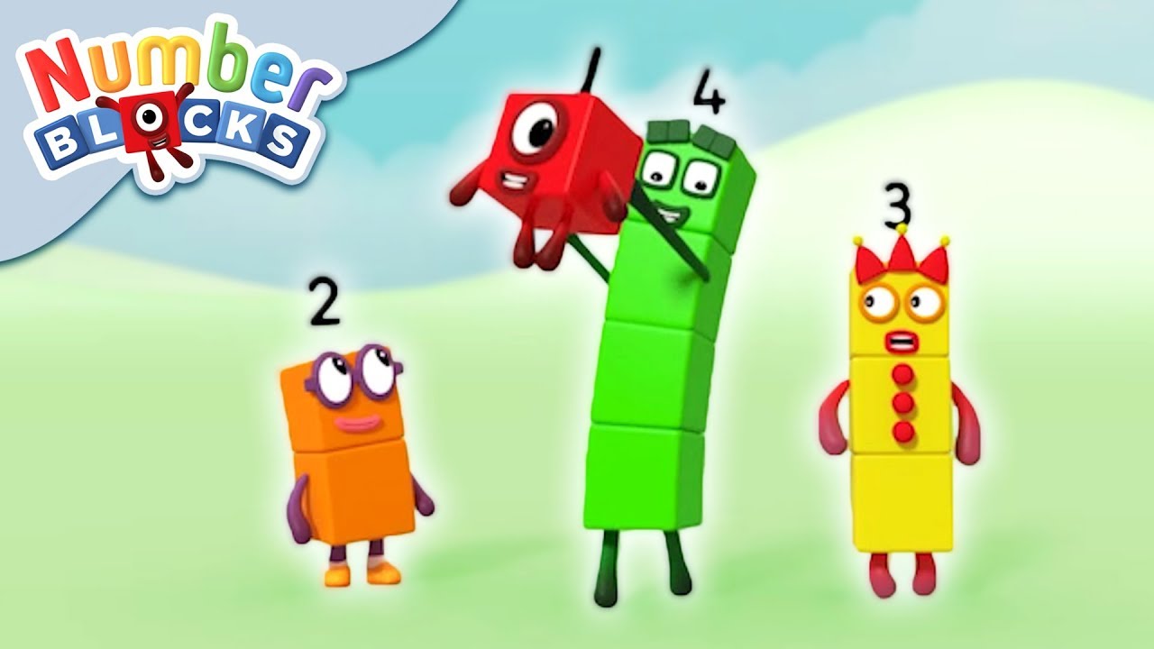 @Numberblocks- Party of Four | Learn to Count - YouTube