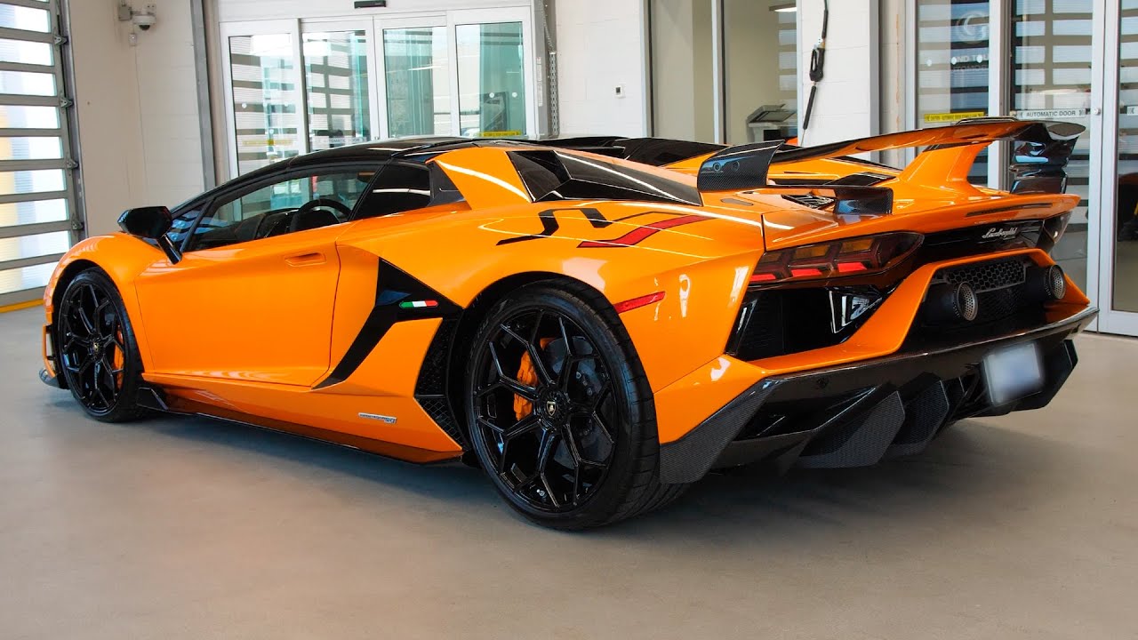 THE ORANGE BEAST - Check out this Gorgeous 2021 Lamborghini Aventador SVJ  Roadster in Arancio Atlas! - YouTube