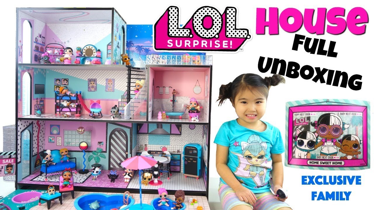 HOW TO ASSEMBLE THE LOL SURPRISE DOLL HOUSE EASY STEP BY STEP VIDEO ...