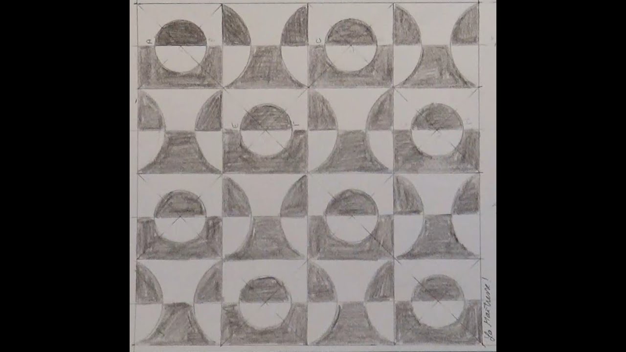 Geom'Art - Carrés et Cercles - YouTube