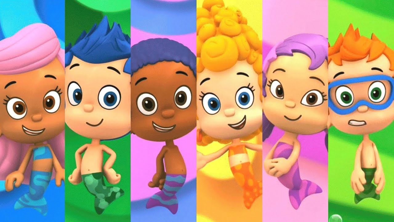 Bubble Guppies Cartoon Movie Games for Kids in English New Bubble