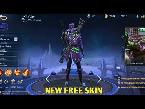 SKIN SEASON 15| CLINT| MOBILE LEGENDS - YouTube