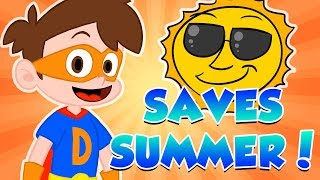 Drew's Summer Adventures! Drew Saves Cool School's Summer! | Compilation