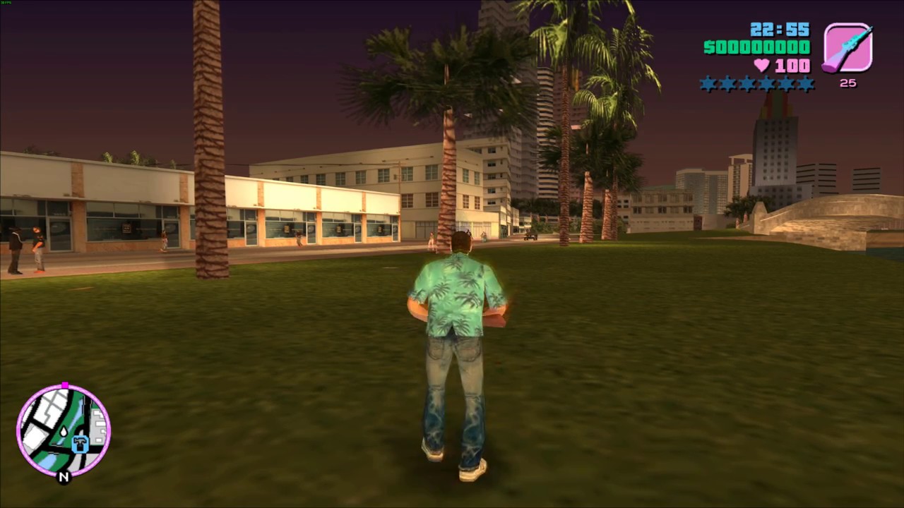 Download Sprinting With Two Handed Weapons [VC] for GTA Vice City