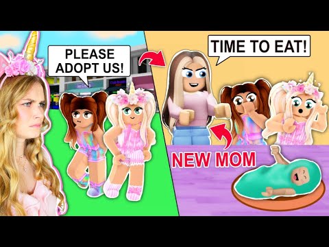 WE GOT ADOPTED IN A PUBLIC SERVER AND OUR *NEW* MOM MADE US EAT KIDS ...