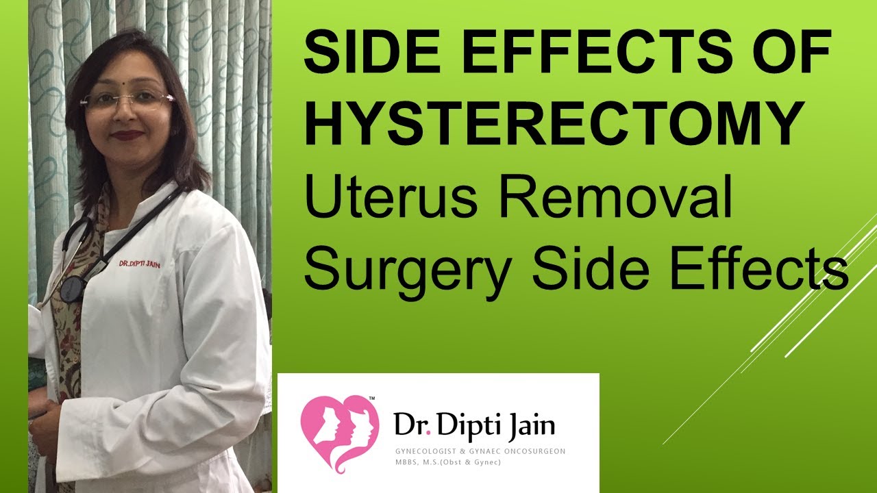 HYSTERECTOMY SIDE EFFECTS ENG - YouTube