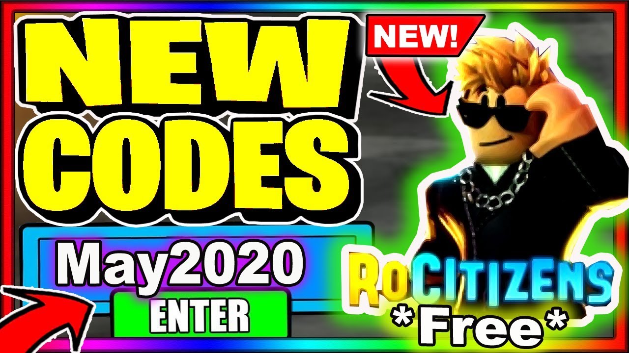 *MAY 2020* ALL NEW SECRET CODES! Roblox RoCitizens - YouTube