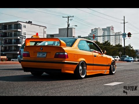 BMW E36 and E30 Racing Tandem Drift Bimmer Track Drifting In Sync - YouTube