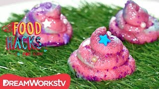 Unicorn Poop Edible Cookie Dough + MORE Cookie Dough Hacks! | FOOD HACKS FOR KIDS