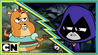 Battle of Heroes | Prince Ivandoe vs Teen Titans Go! | @cartoonnetworkuk