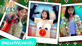 Last Minute Ugly Sweater Hacks | LIFE HACKS FOR KIDS