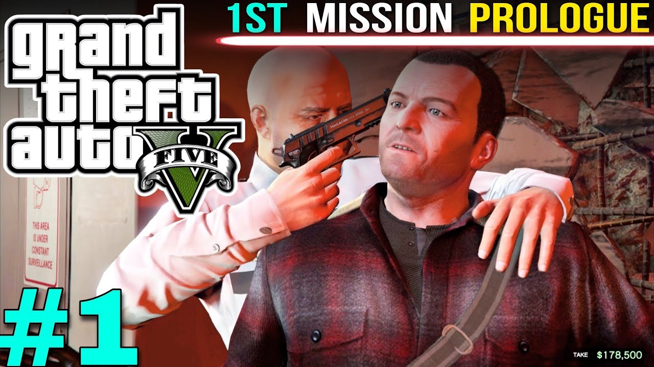 GTA 5 - 1st Mission | Gta v 1st Mission | Gta v prologue Mission #1 # ...