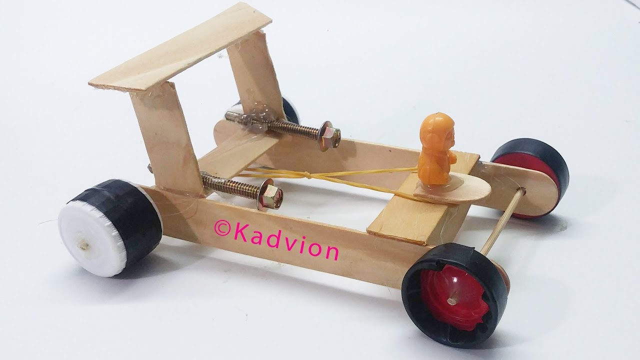 Rubber Band Car Designs For Distance