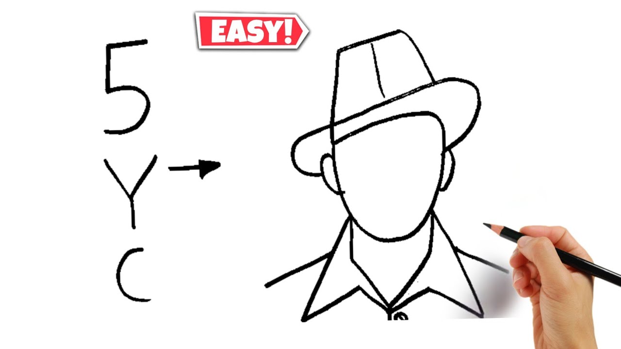 Bhagat Singh Drawing // Easy Drawing - YouTube