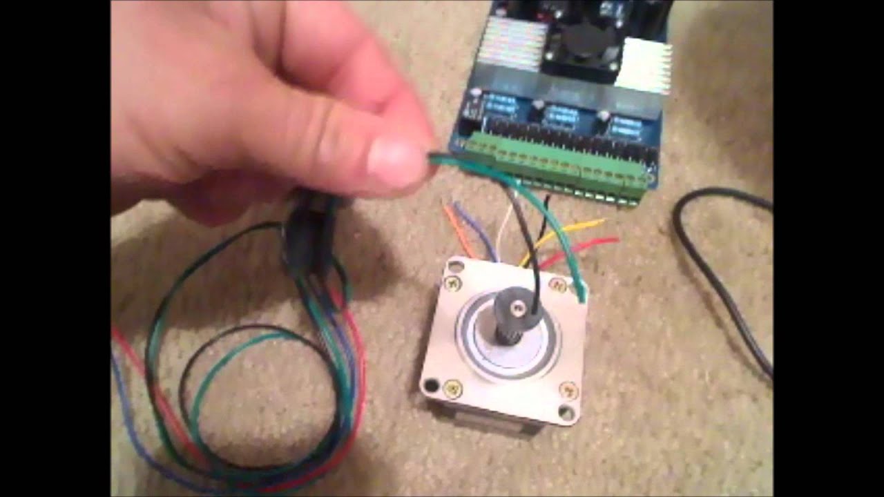 Stepper Motor Wiring Diagram 6-wire