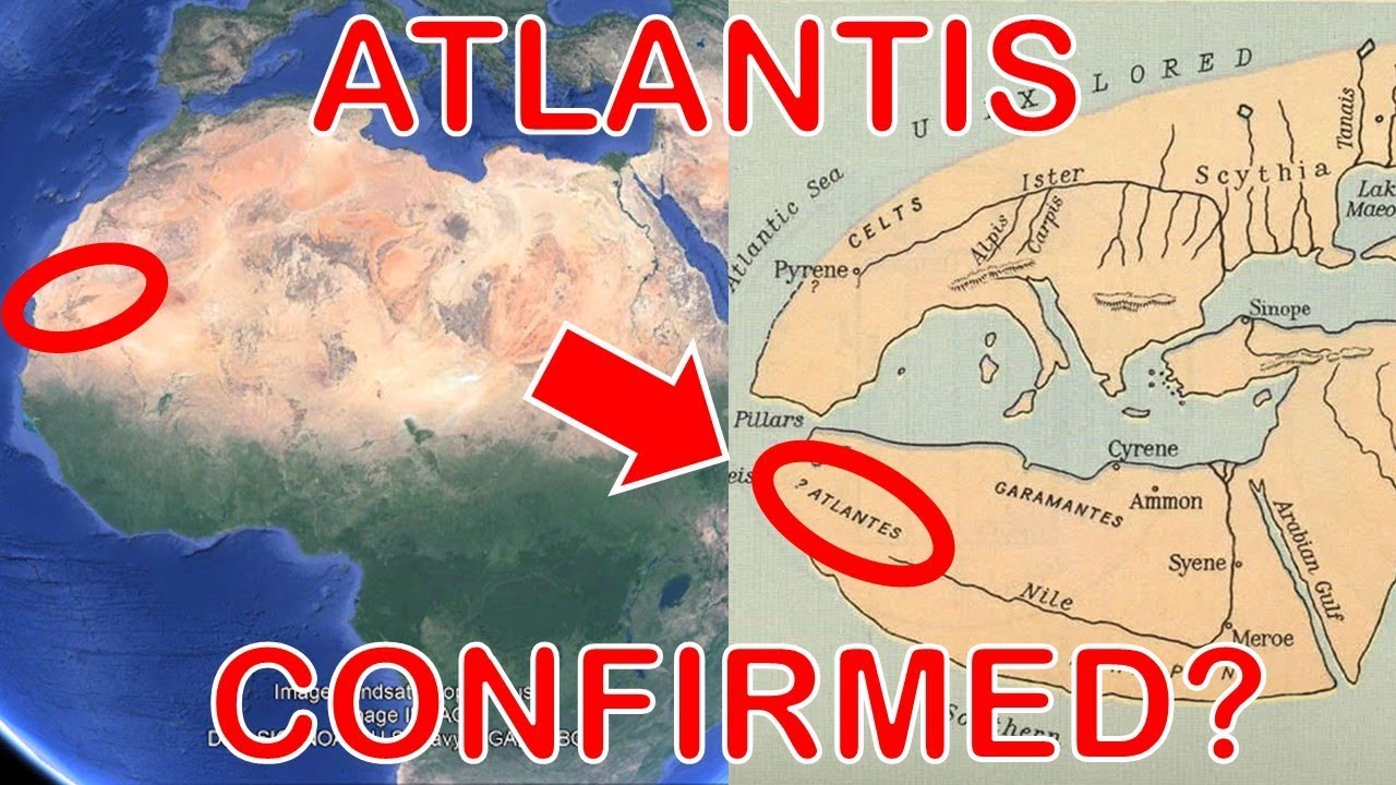 Ancient Map Shows The Lost City Of Atlantis Is The Eye Of The