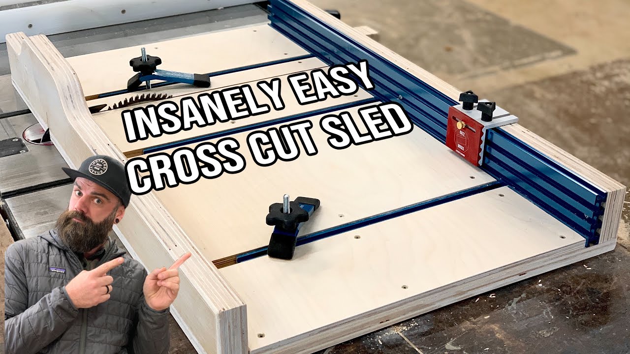 How To Make A Cross Cut Sled For Table Saw Blades | Brokeasshome.com