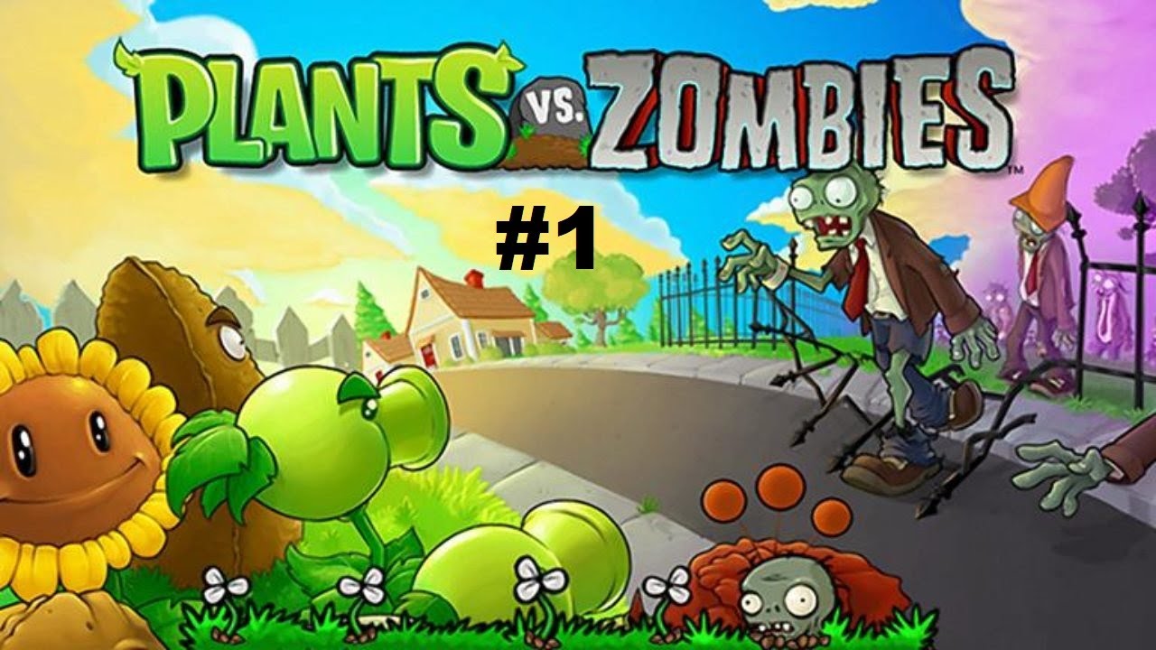 Zombies are Invading My House! - [Plants vs. Zombies gameplay #1] - YouTube