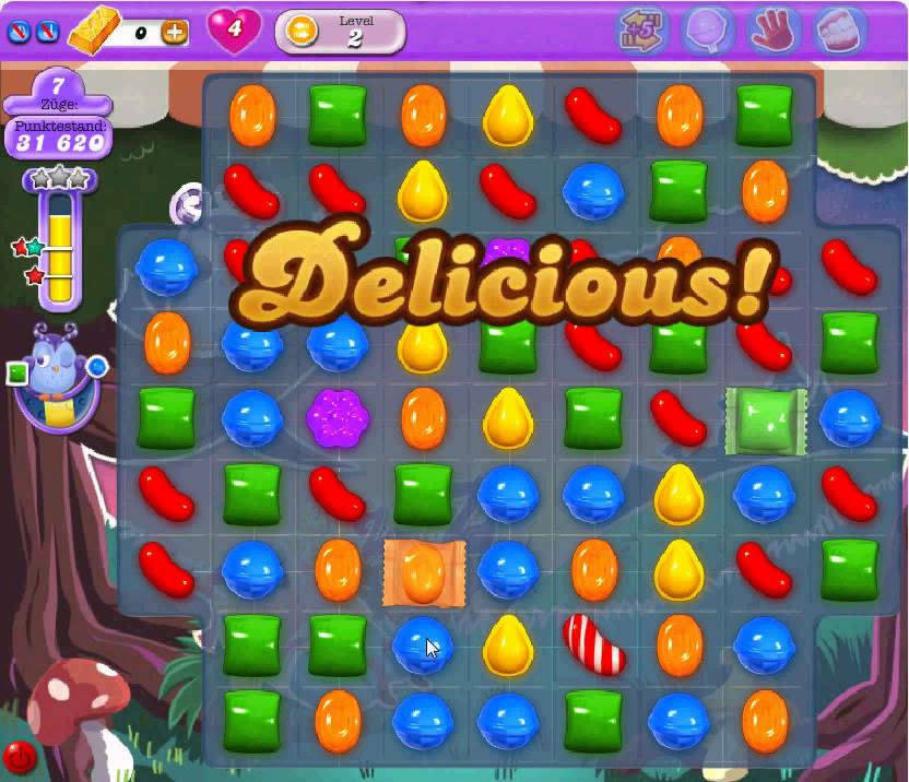 Candy Crush Saga Dreamworld Level 2 - ODUS - 3 STARS - YouTube