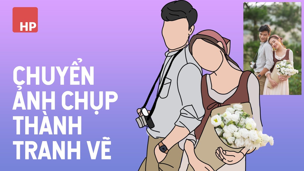 Tự hào với chuyển ảnh thành tranh vẽ tối giản với phong cách tối giản độc đáo