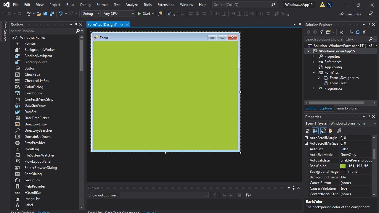 RGB Color, Visual Studio, Background Color: Bạn muốn tùy chỉnh màu sắc của Visual Studio, đặc biệt là Background Color? Với vô số lựa chọn từ RGB Color cho đến các màu sắc đơn giản và dịu nhẹ, chắc chắn bạn sẽ tìm được thứ mình thích. Experience Tech sẽ hướng dẫn bạn cách thay đổi màu sắc một cách dễ dàng, giúp cho công việc lập trình của bạn thật đầy màu sắc.