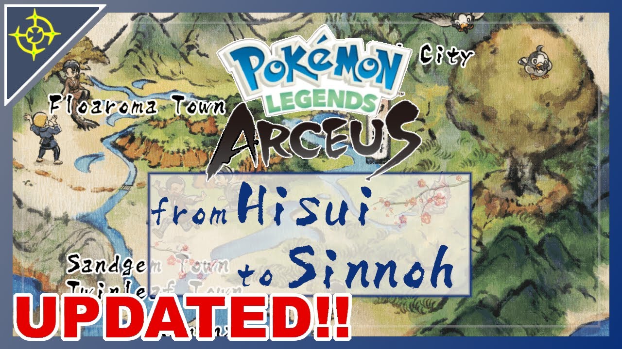 Pokemon Sinnoh World Map