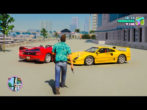 GTA: Vice City 2022 Remastered Gameplay! Ultra Realistic Next-Gen ...