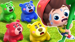 jungle adventure escape from bear island floor is lava nursery rhyme kids songs babybus