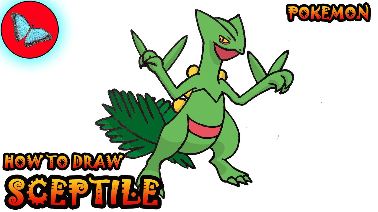 Details more than 80 sceptile sketch best - seven.edu.vn