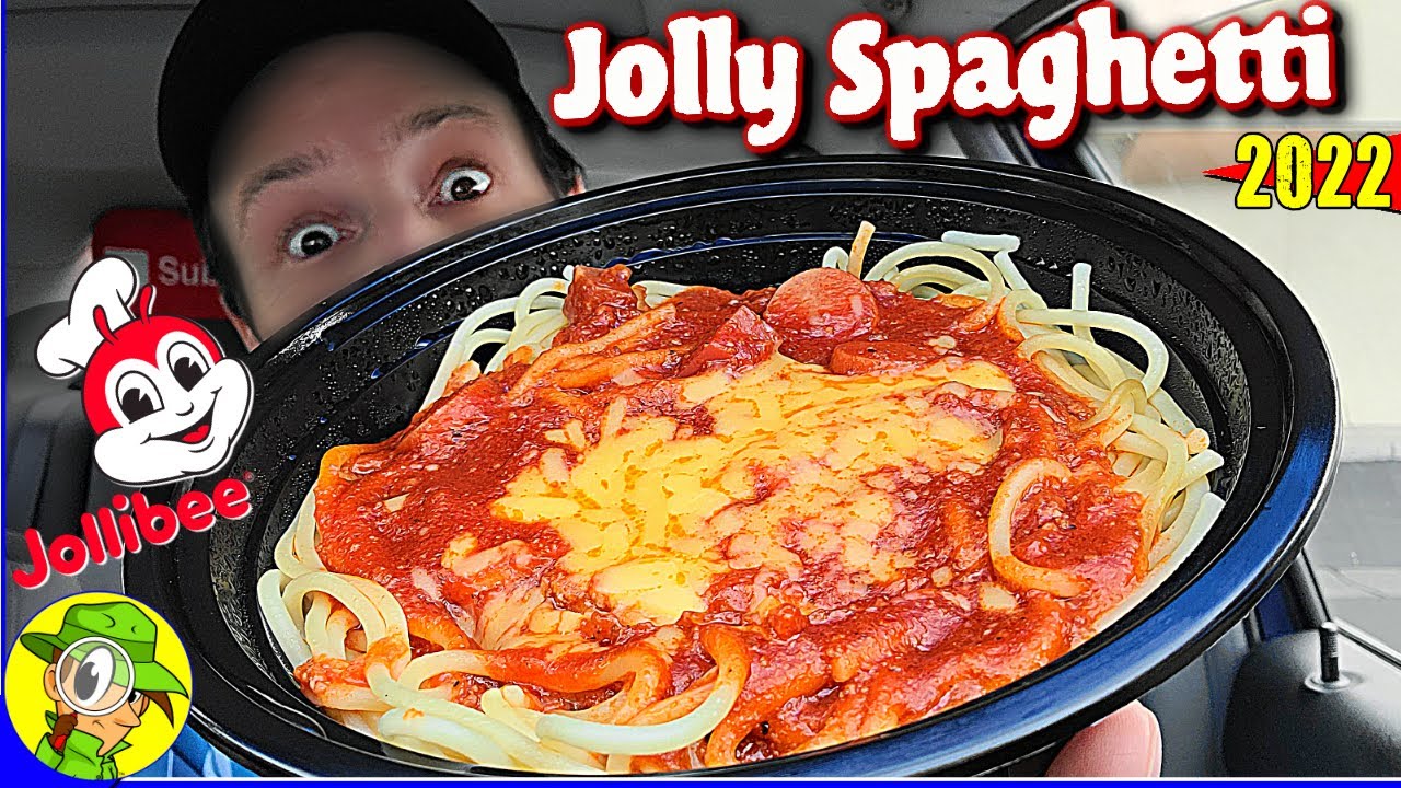 Jollibee® ? JOLLY SPAGHETTI Review ?? Hot Dogs on Spaghetti?! ? Peep  THIS Out! ?️‍♂️ - YouTube