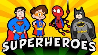 Superheroes Rule! Best Bad Guys, Monsters, Jetpacks, & More! | Cool School Compilation