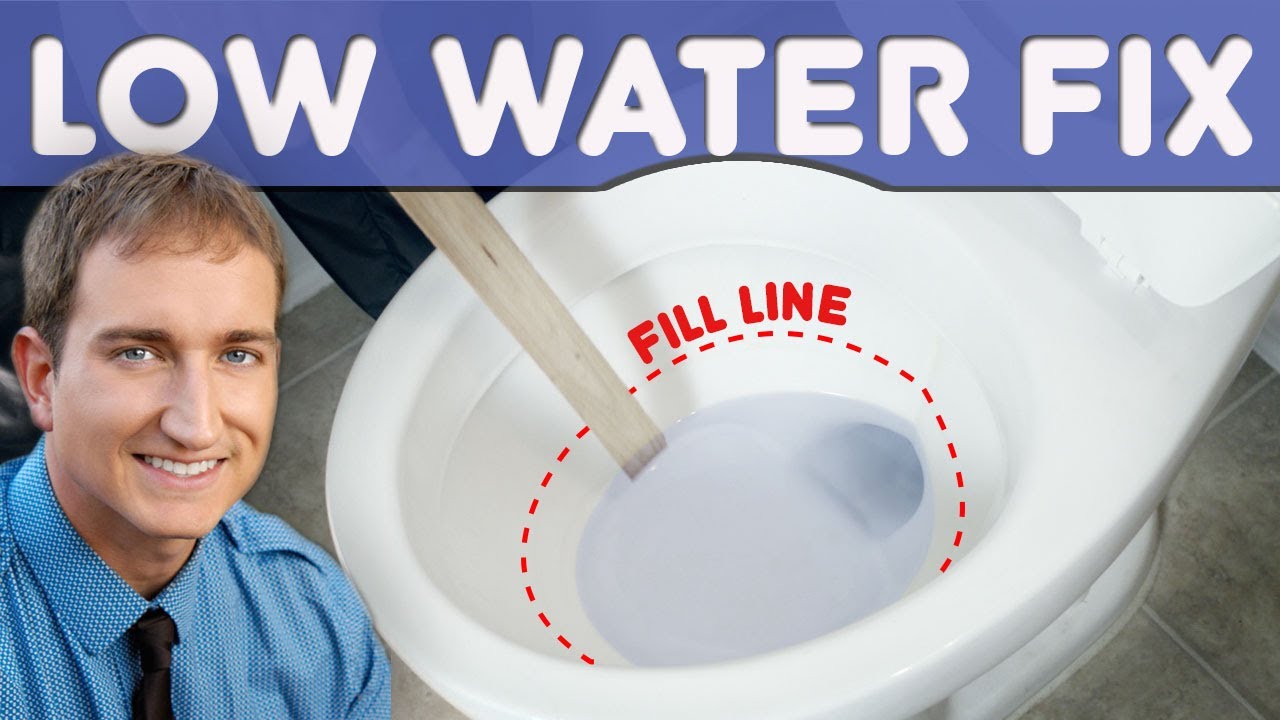 Why Is There Low Water Level In The Toilet Bowl And How To Repair Youtube