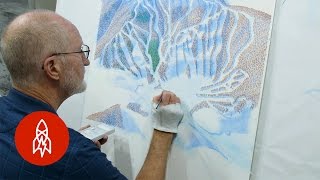 Sketching the Slopes: The Artist Behind Ski Trail Maps