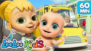 the wheels on the bus super educational songs for children looloo kids