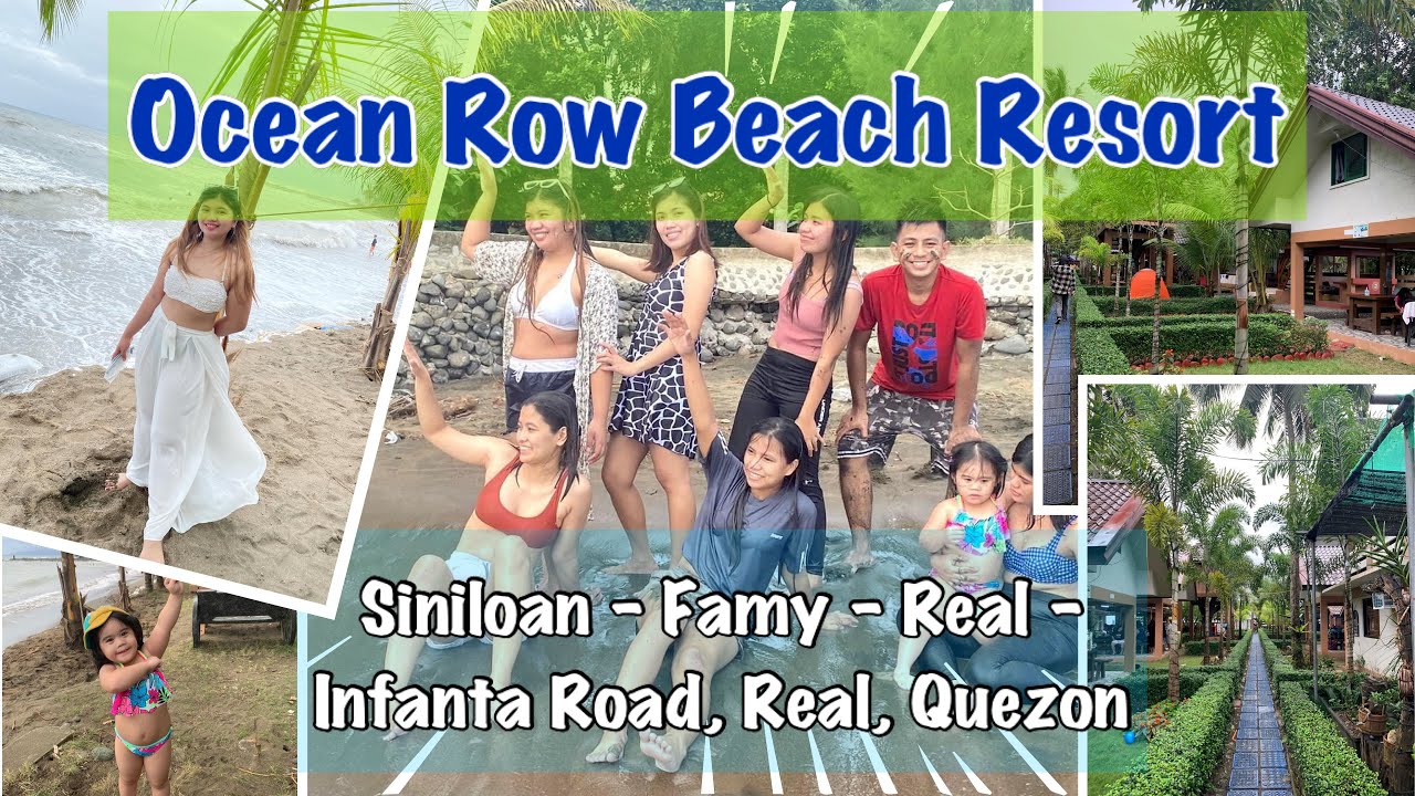 OCEAN ROW BEACH RESORT - REAL QUEZON [CHRISTMAS OUTING] VLOG#4 - YouTube