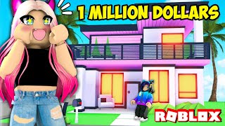 Wengie Builds Her First DREAM HOUSE In Adopt Me! Millionaire Mansion Speed Build Challenge