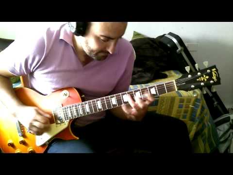 Testing Vintage V100 Les Paul Guitar