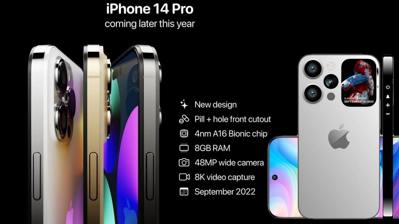 iPhone 14 Pro Max Concept : 200MP Camera 8K - YouTube