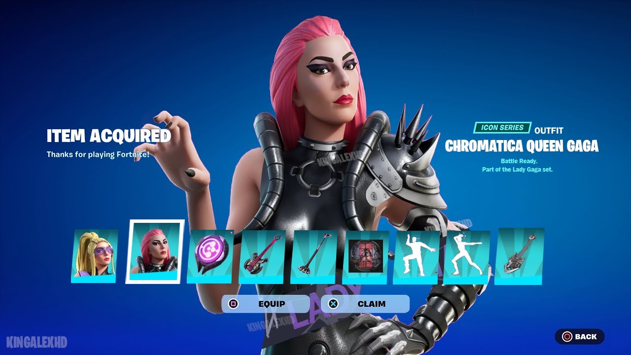 How To Get Chromatica Queen Gaga Bundle FREE In Fortnite! (Festival ...